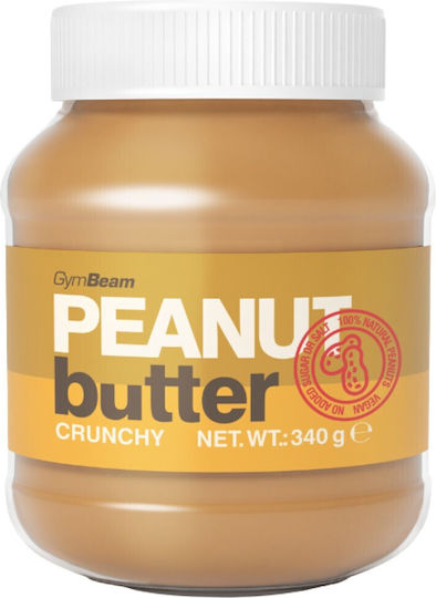 GymBeam Φυστικοβούτυρο Τραγανό 100% Peanut Butter με Έξτρα Πρωτεΐνη με Crunchy 340gr