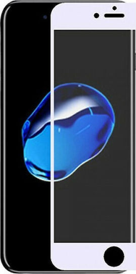 Full Face Tempered Glass White (iPhone 8 Plus / 7 Plus)