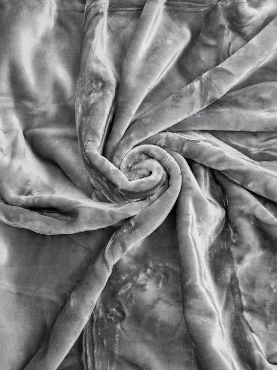 Sunshine Iris Velvet Blanket Single 160x220cm G...