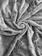 Sunshine Iris Velvet Blanket Single 160x220cm Gray 041-37-gray