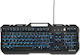 Spartan Gear Centaur Gaming Tastatur mit Beleuchtete Tasten (Englisch US)