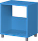 Rechteckig Beistelltisch Box 1 Blau L39xB30xH43cm