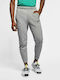 Sweatpants Dri-Fit Glossy with Elastic Gray
