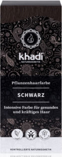 Khadi Natural Plant Haarfarben Schwarz Permanente Haarfarbe 100g