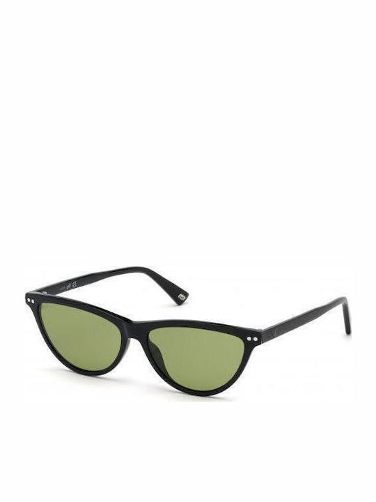 Web Women's Sunglasses with Black Plastic Frame...