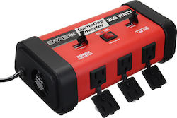 Rally Gameday Inverter Αυτοκινήτου Τροποποιημένου Ημιτόνου 200W για Μετατροπή 12V DC σε 110V AC με 2xUSB Rally Gameday Inverter Αυτοκινήτου Τροποποιημένου Ημιτόνου 200W για Μετατροπή 12V DC σε 110V AC με 2xUSB
