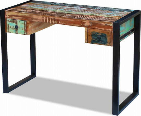 Schreibtisch 110x50x77cm Multicoloured / Black Schreibtisch 110x50x77cm Multicoloured / Black