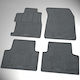 Cik Set of Front and Rear Mats 4pcs for Honda HR-V Black