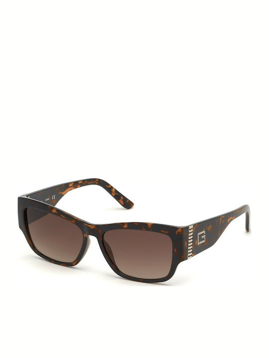 Guess Sonnenbrillen mit Braun Schildkröte Rahmen und Braun Linse GU7623 52F
