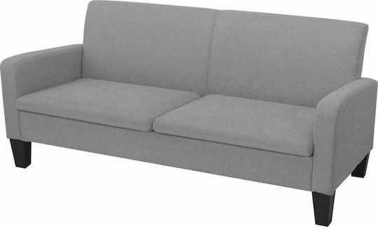 Двуместен Диван Текстил Сив 180x65x76см.