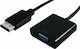 Secomp Μετατροπέας DisplayPort male σε VGA female (S3201-10)