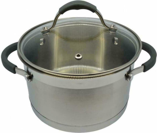 Ankor Deep Stainless Steel Pot 6.1lt / 24cm