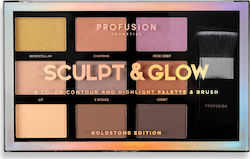 Profusion Cosmetics Sculpt & Glow Παλέτα