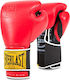 Everlast 1910 Classic Training Mănuși de Box din Piele pentru Competiție Roșii