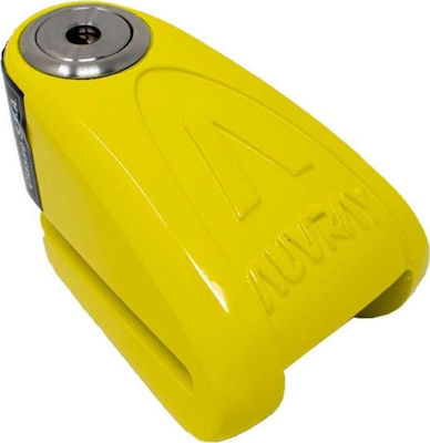 Auvray DK-10 Motorcycle Disc Brake Lock with 10mm Pin in Yellow DK10YAUV