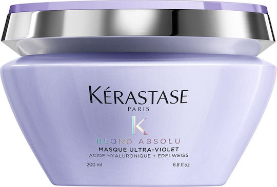 Kérastase Blond Absolu Ultra-Violet Hair Mask for Color Protection with Hyaluronic Acid 200ml