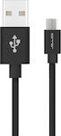 Jellico GS-10 Geflochten USB 2.0 auf Micro-USB-Kabel Schwarz 1m 1Stück