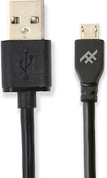 iFrogz IFUSMR-BK3 Regular USB 2.0 σε micro USB 3m Μαύρο iFrogz IFUSMR-BK3 Regular USB 2.0 σε micro USB 3m Μαύρο