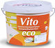 Vitex Vito Eco Πλαστικό Χρώμα Οικολογικό για Εσωτερική Χρήση 15lt