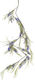 Inart Easter Flower Green 120x3x3cm