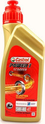 Castrol Power 1 Scooter 4T Motorradöl für Viertaktmotoren 5W-40 1Es