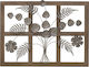 Inart Metallic Wall Sign 80x4.5x60cm 3-70-812-0165