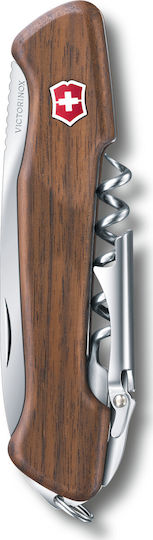 Victorinox Wine Master Swiss Army Knife 6 Tools Brown in Leather Case