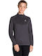 Carve Light Γυναικεία Fleece Μπλούζα Μακρυμάνικη με Φερμουάρ Μαύρη