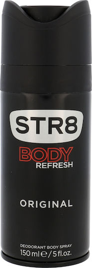 STR8 Body Refresh Original Deodorant Body Αποσμητικό 48h σε Spray 150ml