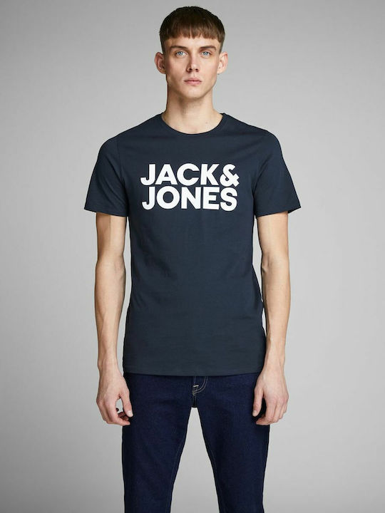 Jack & Jones Tricou Blue / Navy Blazer