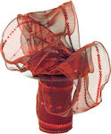 Zaros Christmas Ribbon Red 930x10cm 1pc