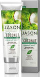 Jason Simply Coconut Strengthening Οδοντόκρεμα Χωρίς Φθόριο Coconut & Mint 119gr