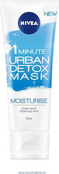 Nivea 1 Minute Urban Detox Mask Moisturise with Green Tea & Hyaluronic Acid 75ml