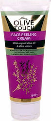 Olive Touch Face Peeling Cream with Olive Oil & Olive Stones 50ml