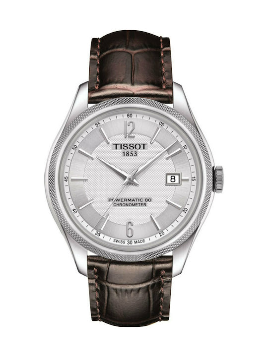 Tissot T-Classic Ballade Powermatic Ceas Automat cu Maro Curea de piele