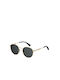 Polaroid Sunglasses with Gold Metal Frame and Black Polarized Lens PLD2053/S 2F7/M9