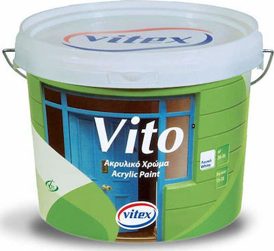 Vitex Vito Plastik Farbe für Äußeres Verwendung Weiß 15Es