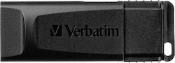 Verbatim Slider 128GB USB 2.0 Stick Μαύρο