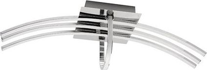 Horoz Electric Orion Deckenleuchte 60cm Silber mit Integrierter LED