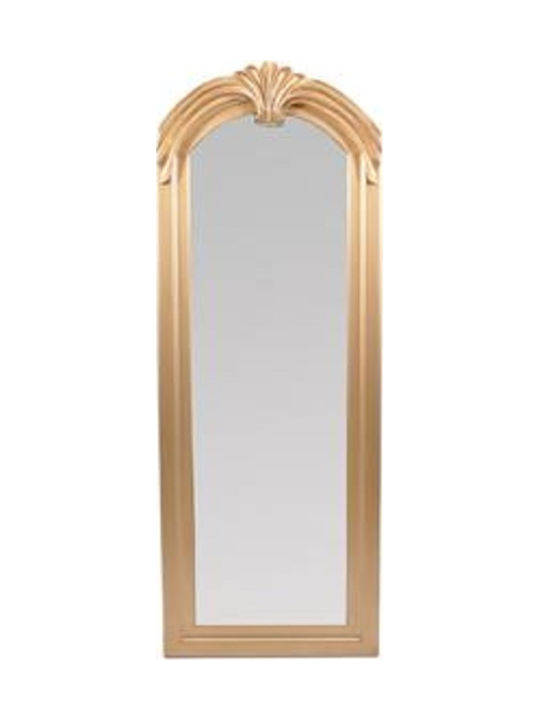 Fylliana Καθρέπτης Τοίχου με Χρυσό Πλαστικό Πλαίσιο 110x41cm