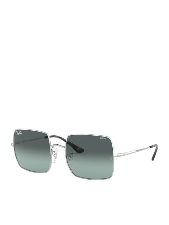 Ray Ban Square Women's Sunglasses with Silver M...