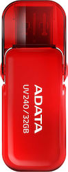 Adata DashDrive UV240 32GB USB 2.0 Stick Red
