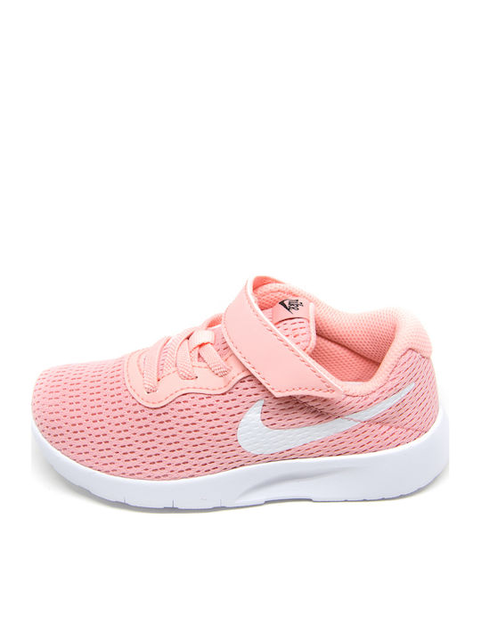 Tanjun Tanjun Kids Sports Shoes Running with Hoop & Loop Closure Bleached Coral / Black / White