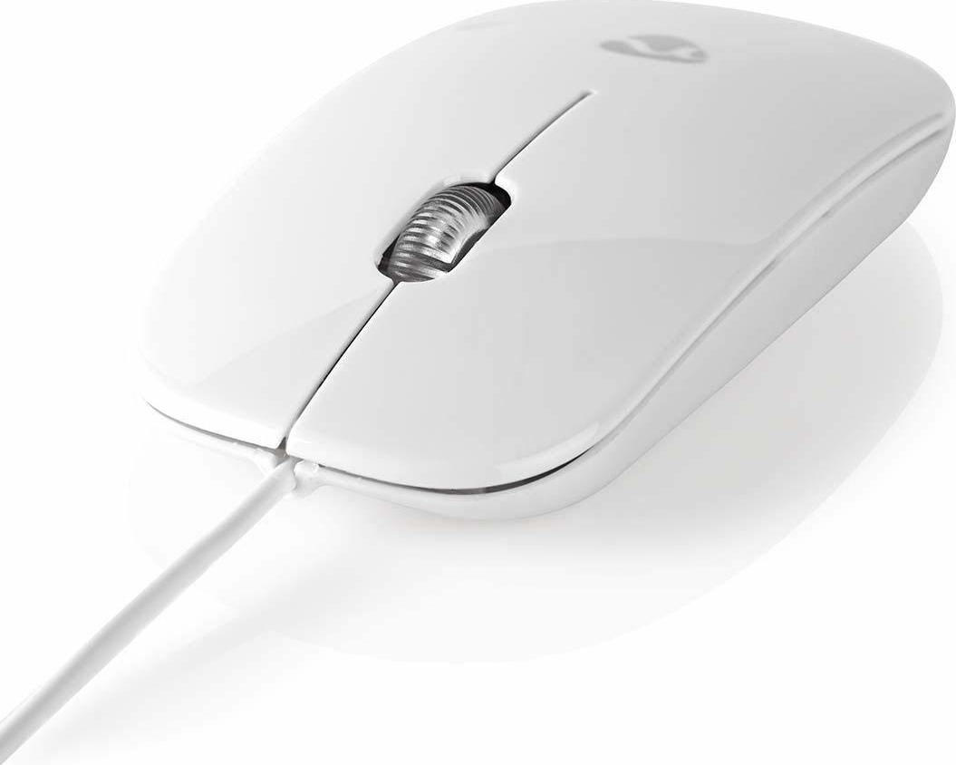 Nedis Wired Mouse White - Skroutz.gr