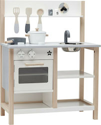 Kids Concept Kids Kitchen Ξύλινη Κουζίνα made of Wood for 3+ Years Old 68 cm cm. 1000161