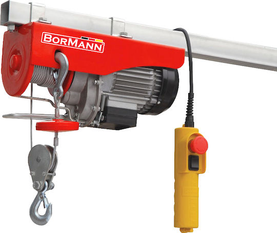 Bormann Electric Hoist BPA1018 for Weight Load up to 1t Red