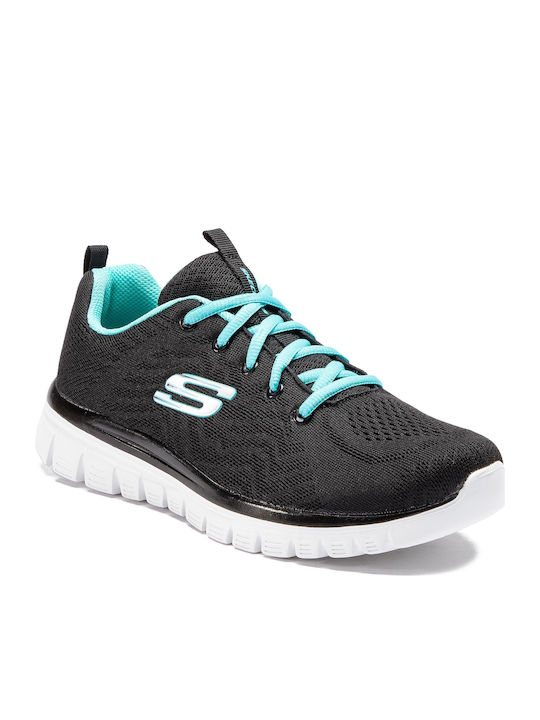 Skechers Get Connected Γυναικεία Αθλητικά Παπούτσια Running Μαύρα