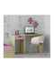 106 Детско бюро от меламин Oak-Pink 130x55x80см