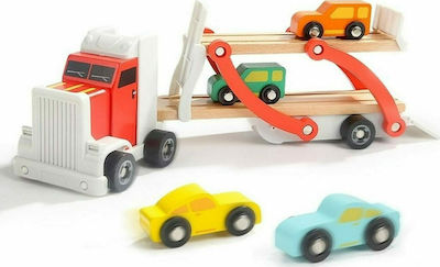 Top Bright Wooden Motor Truck Set cu Camion pentru 3++ Ani 120327