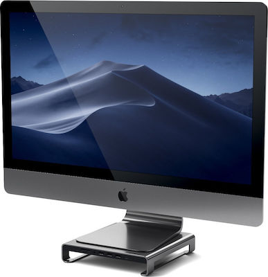 Satechi Aluminum Monitor Stand Hub For Imac Space Grey